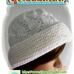 [hat034] หมวกถัก ไหมพรม ถักนิตติ้ง สำหรับผู้ใหญ่ แบบที่ 34 (พร้อมส่ง)