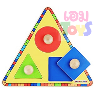 F734 สามเหลี่ยมจับคู่สีรูปทรงเรขา