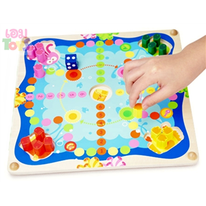 G150 ชุดกระดานเดินหมากสัตว์น้ำ โอ เอ็กซ์