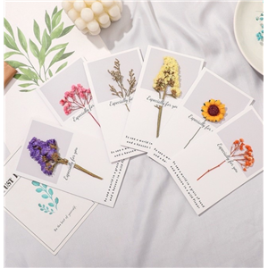 [MC02] บริการเขียนการ์ด คำอวยพร/ข้อความแนบ (Mini Flower Card)