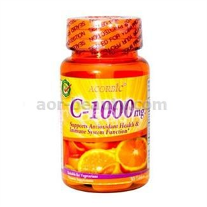 [GL036] วิตามินซี ACORBIC C-1000 MG เป็นสินค้านำเข้าจากอเมริกา 