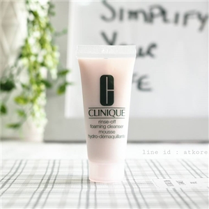 Clinique Rinse-Off Foaming Cleanser Mousse  ขนาดทดลอง 15ml.