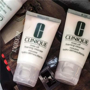 Clinique Rinse-Off Foaming Cleanser Mousse  ขนาดทดลอง 30ml.