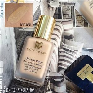 Estee Lauder Double Wear Stay-in-Place Makeup SPF10/PA+ ขนาด 30ml.  no.3W1 Tawny ผิวคล้ำ โทนเหลือง 