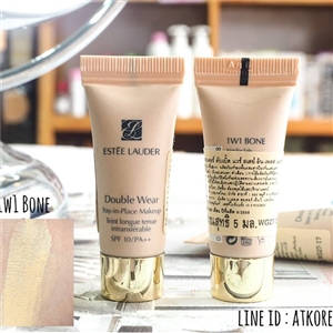 Estee Lauder Double Wear Stay-in-Place Makeup SPF10/PA+ 5ml.no.1W1 Bone ผิวขาวโทนเหลือง
