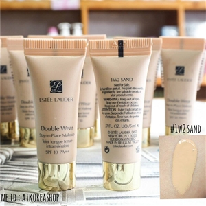 Estee Lauder Double Wear Stay-in-Place Makeup SPF10/PA+ 5ml. no.1W2 Sand ผิวขาว-ขาวเหลือง 