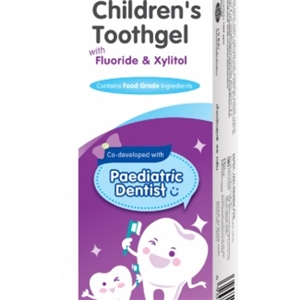 ยาสีฟันเจลสำหรับเด็ก รสองุ่น ฟลูออไรด์1000ppm
