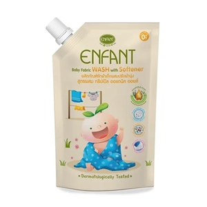 [8852525976528] ENFANT (อองฟองต์) น้ำยาซักผ้าเด็กอ่อนผสมปรับผ้านุ่ม 600ml.