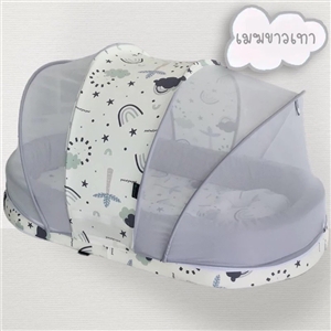 ที่นอนเด็กแรกเกิดพร้อมมุ้ง Palm&Pond size 60x100