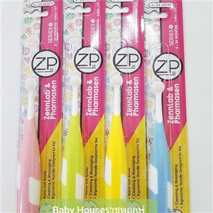 แปรงสีฟันซิลิโคนสำหรับเด็ก ZP ขั้นที่1 สำหรับ6-24เดือน