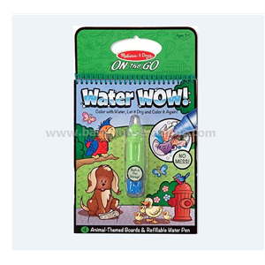 [JBM072] Water Wow สมุดระบายสีด้วยน้ำReusable รูปสัตว์