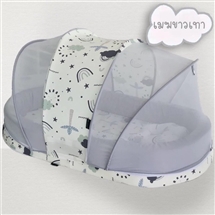 ที่นอนเด็กแรกเกิดพร้อมมุ้ง Palm&Pond size 60x100