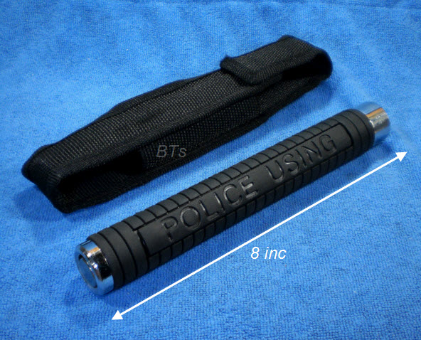  ติ้ว (กระบองยืด) ชุบมัน ขนาด 3 ท่อน ด้ามยาง