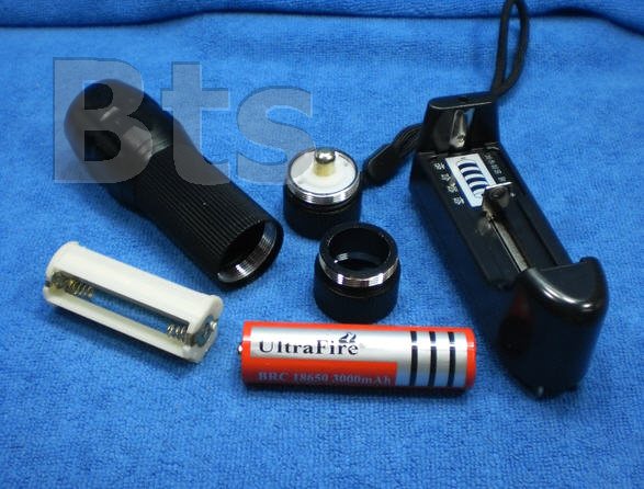 ไฟฉายแรงสูงหัวซูมได้ Neo Neo 100w ชาร์ทได้, 3A ได้