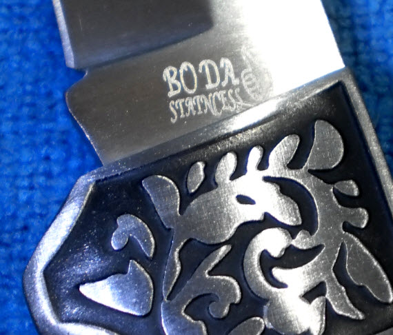 มีดพับ BODA ขนาด 7.5 นิ้ว ด้ามไม้แท้