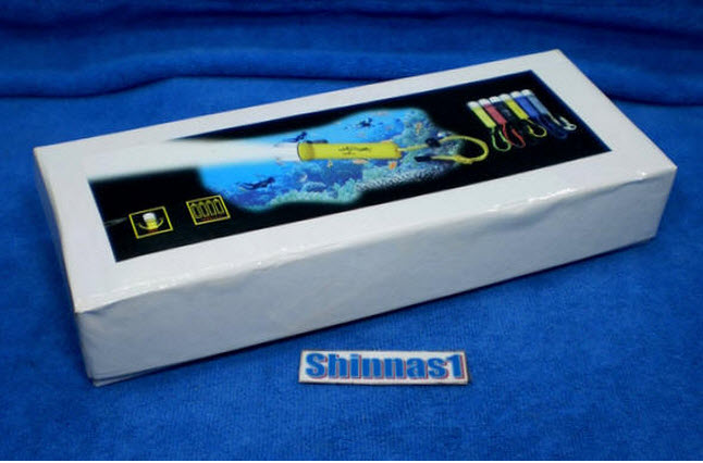 ไฟฉายสำหรับนักดำน้ำ หลอด CREE Q5 ถ่าน AA อัลคาไลน์