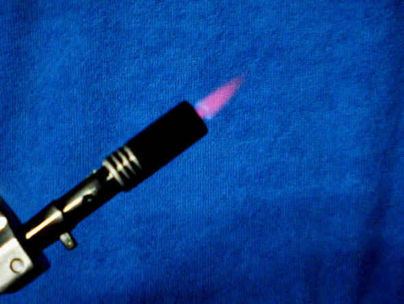 ไฟแช็คปืนสงคราม ตัวโลหะขัดทราย แบบ 1