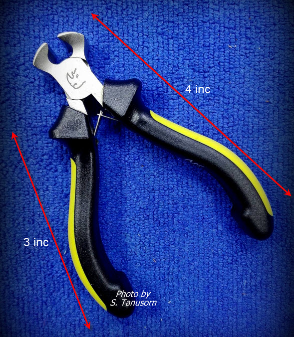 คีมตัดลวดปากนกแก้วขนาดด้าม 3 นิ้ว ตรา Rhino 309