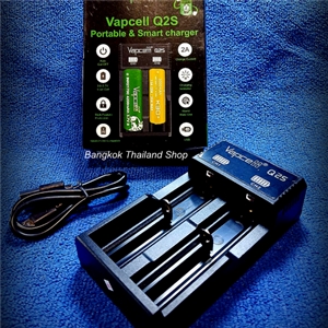 เครื่องชาร์จถ่านแบบสองก้อน ระบบตัดไฟออโต้ Vapcell Q2S