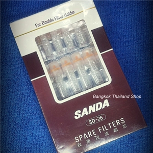 ไส้ไปป์กรองนิโคติน ยี่ห้อ Sanda SD-25