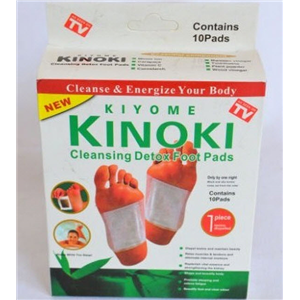 KINOKI แผ่นแปะฝ่าเท้าเพื่อดูดสารพิษในร่างกาย