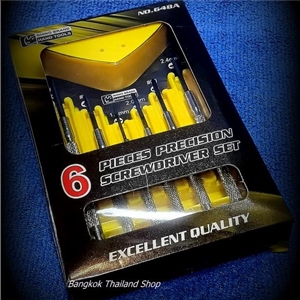 *ชุดไขควงซ่อมแว่นตา 6 ชิ้น RHINO 648A ราคา 100 บาท