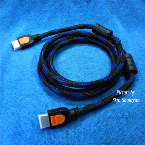 สายต่อ HDMI 1.4V ยาว 1.8 เมตร แบบสายถักกลม