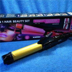  ที่หนีบผม CKL-738 รุ่น 2 in 1 Hair Beauty Set