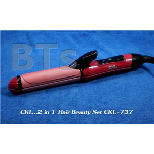  ที่หนีบผม CKL-737 รุ่น 2 in 1 Hair Beauty Set