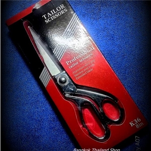 *กรรไกรตัดผ้าสแตนเลส ขนาด 9.5 นิ้ว TAILOR K37 อันละ 150 บาท