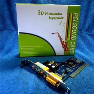 PCI Sound Card เสียง 5.1 ระบบเสียง C3DX