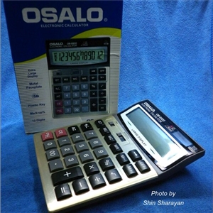 เครื่องคิดเลขตั้งโต๊ะขนาดใหญ่ 12 หลัก OSALO OS-8900 