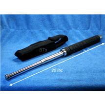  ติ้ว (กระบองยืด) ชุบมัน ขนาด 3 ท่อน ด้ามยาง