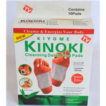 KINOKI แผ่นแปะฝ่าเท้าเพื่อดูดสารพิษในร่างกาย