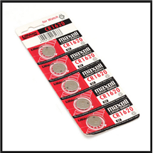 ถ่านกระดุมกลาง CR1620 กำลังไฟ 3.0 โวลท์