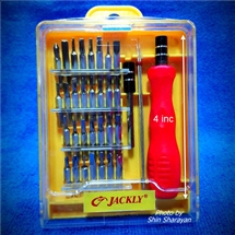  ชุดไขควงเปลี่ยนหัว (แม่เหล็ก) 30 แบบ Jackly 6032-C