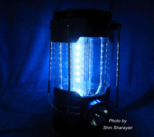 ตะเกียงแคมปิ้ง ไฟ 18 LED+ไฟฉายเล็ก 1 LED 999