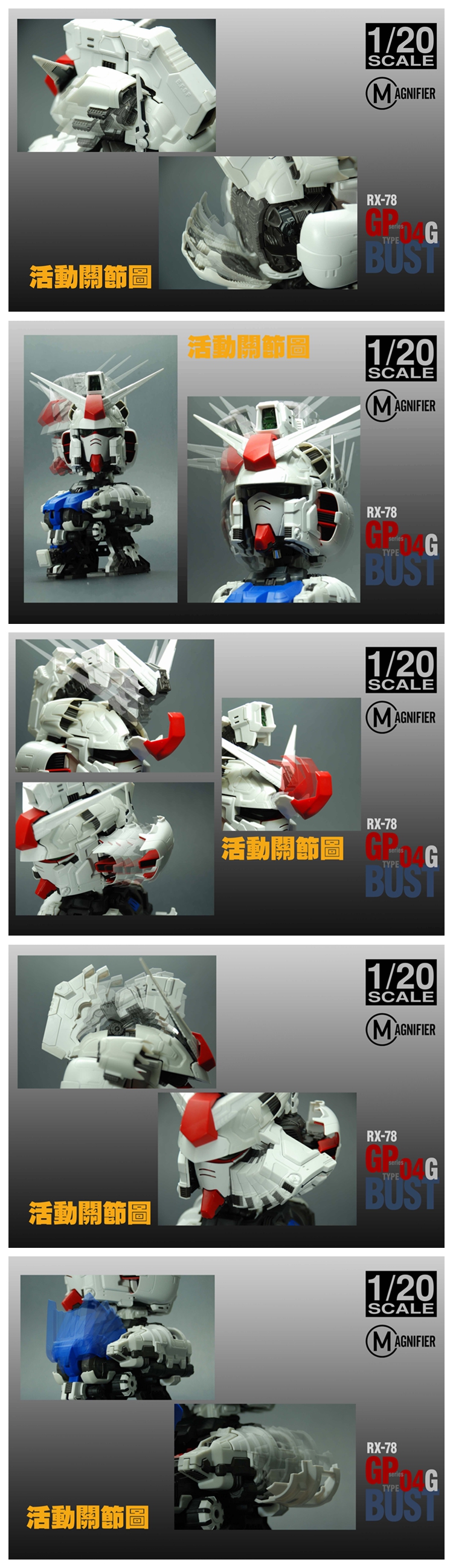 1/20 RX-78 GP-04G Gerbera Bust