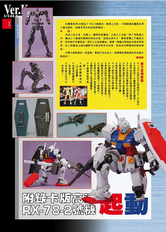 RG 1/144 RX78-2 Ver.Ka + DECAL
