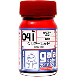 [G041] 041 Clear Red