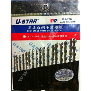 [US1300] ชุดดวกสว่าน 1.6-3.2mm.