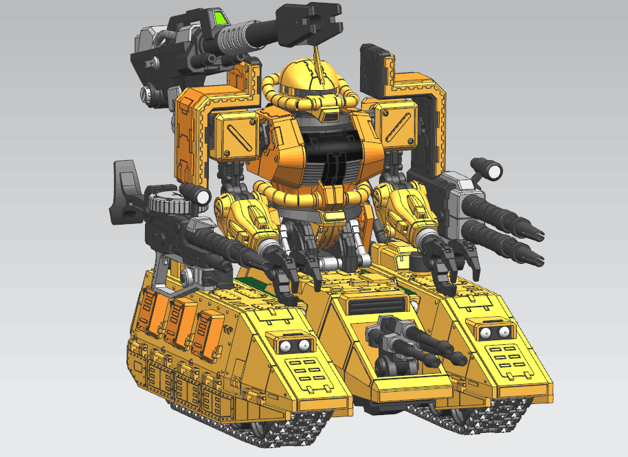 1/100 MS-06V Zaku Tank