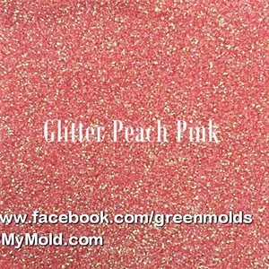 Glitter Peach Pink