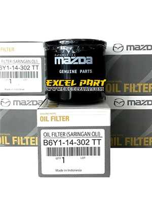 กรองน้ำมันเครื่อง MAZDA  B6Y1-14-302 TT