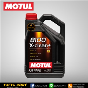 MOTUL 8100 X-clean+ 5W30 ACEA C3 , API SN/CF 5ลิตร