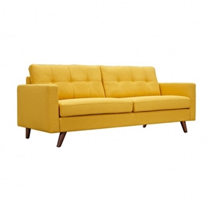 Long Yellow Sofa