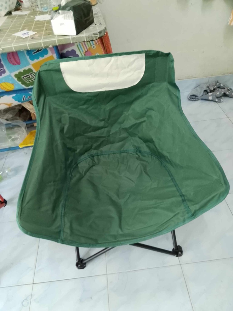 เก้าอี้ตั้งแคมป์ ทรงหลังเต่า ขนาดใหญ่ นั่งสบาย เก้าอี้พับกลางแจ้ง เก้าอี้สนาม เก้าอี้ตลาดกลางคืน พร้อมถุงเก็บเพื่อป้องกันการชน