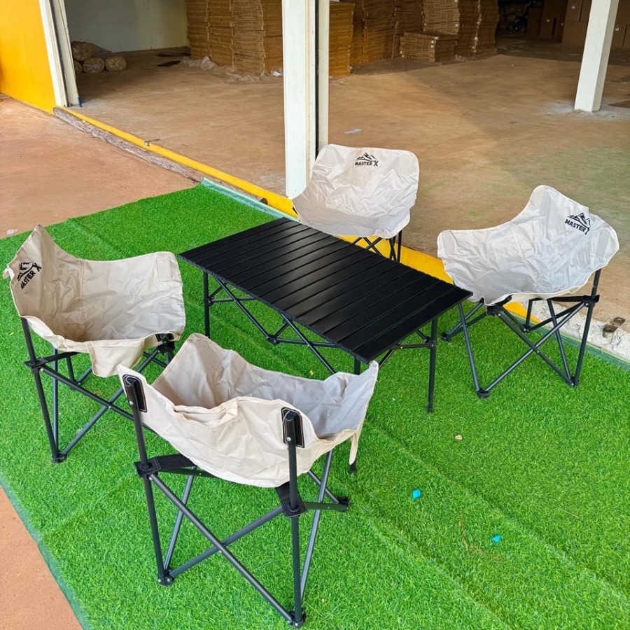 เก้าอี้ตั้งแคมป์ ทรงหลังเต่า ขนาดใหญ่ นั่งสบาย เก้าอี้พับกลางแจ้ง เก้าอี้สนาม เก้าอี้ตลาดกลางคืน พร้อมถุงเก็บเพื่อป้องกันการชน