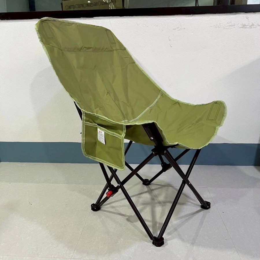 เก้าอี้ตั้งแคมป์ ทรงหลังเต่าทรงสูง ขนาดใหญ่ นั่งสบาย เก้าอี้พับกลางแจ้ง เก้าอี้สนาม เก้าอี้ตลาดกลางคืน พร้อมถุงเก็บเพื่อป้องกันการชน