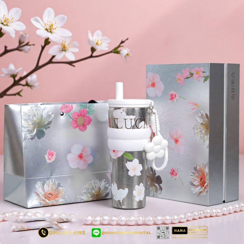 แก้วไทเทเนี่ยม Titanium สวย หรู ทันสมัย รับสกรีนโลโก้แก้วไทเทเนี่ยม รับผลิตแก้วไทเทเนี่ยม